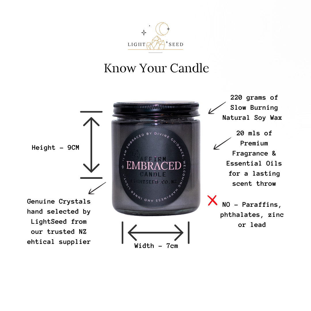 WHOLESALE EMBRACED Jar of Light Candle