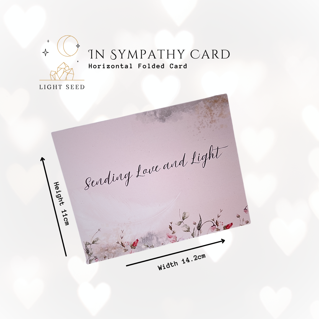 In Sympathy Card - Sending Light